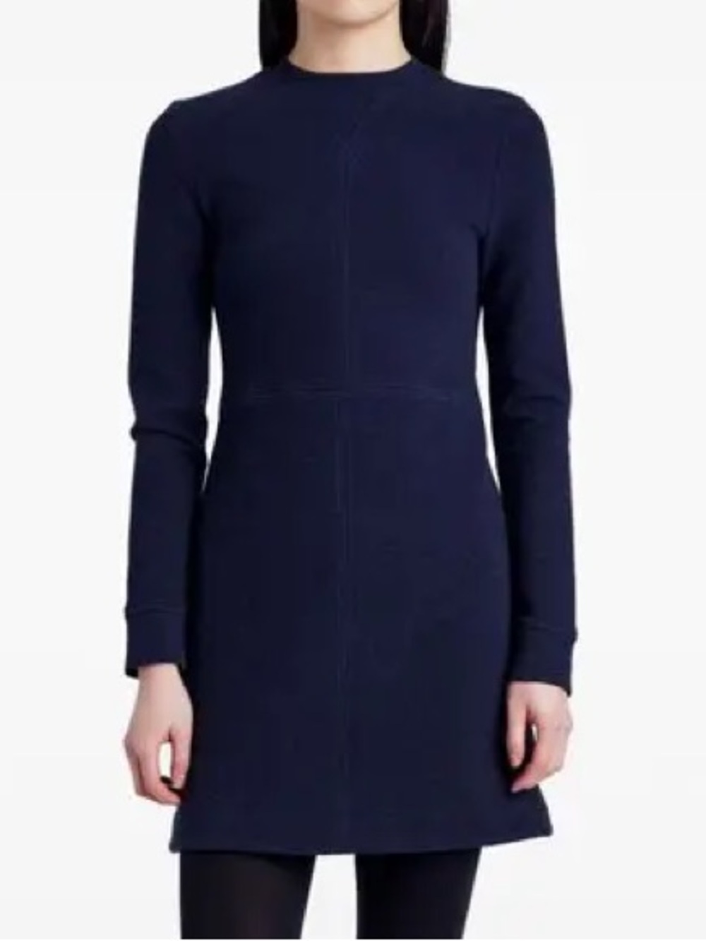 Proenza Schouler White Label Women XS Navy Blue Apollo Knit Mini Dress NWOT